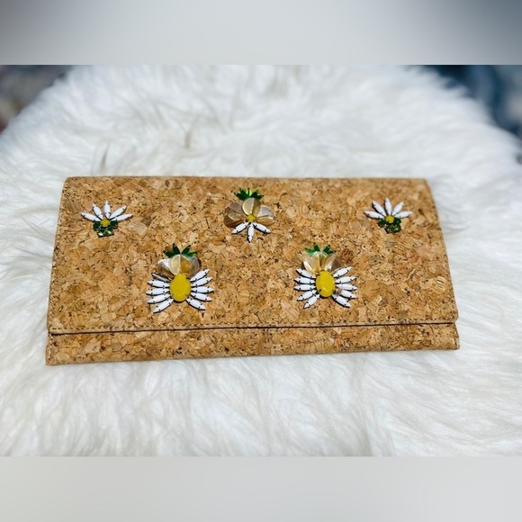 Banana Republic jeweled cork clutch - Picture 3 of 8